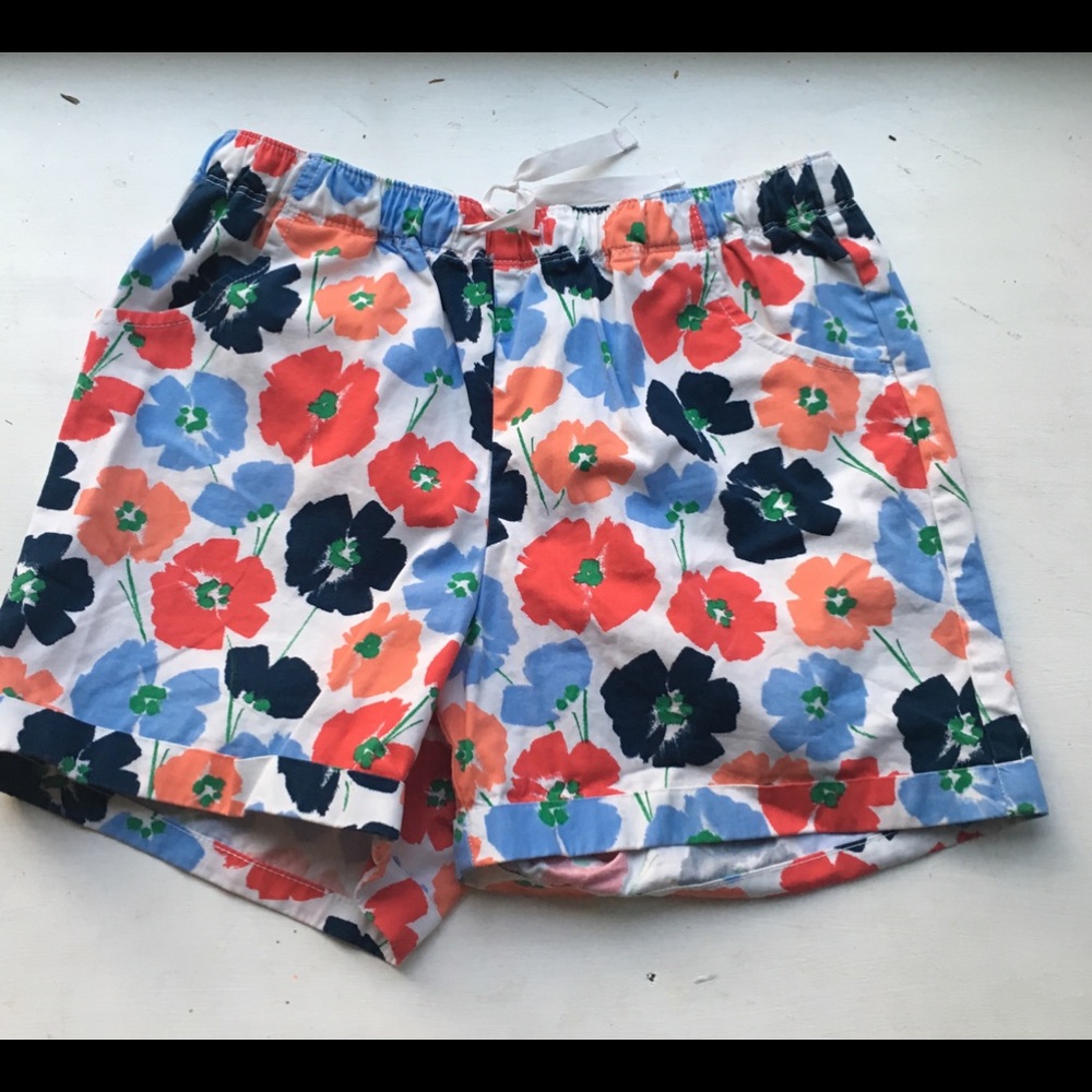 Girls Lands’s End Floral Shorts
